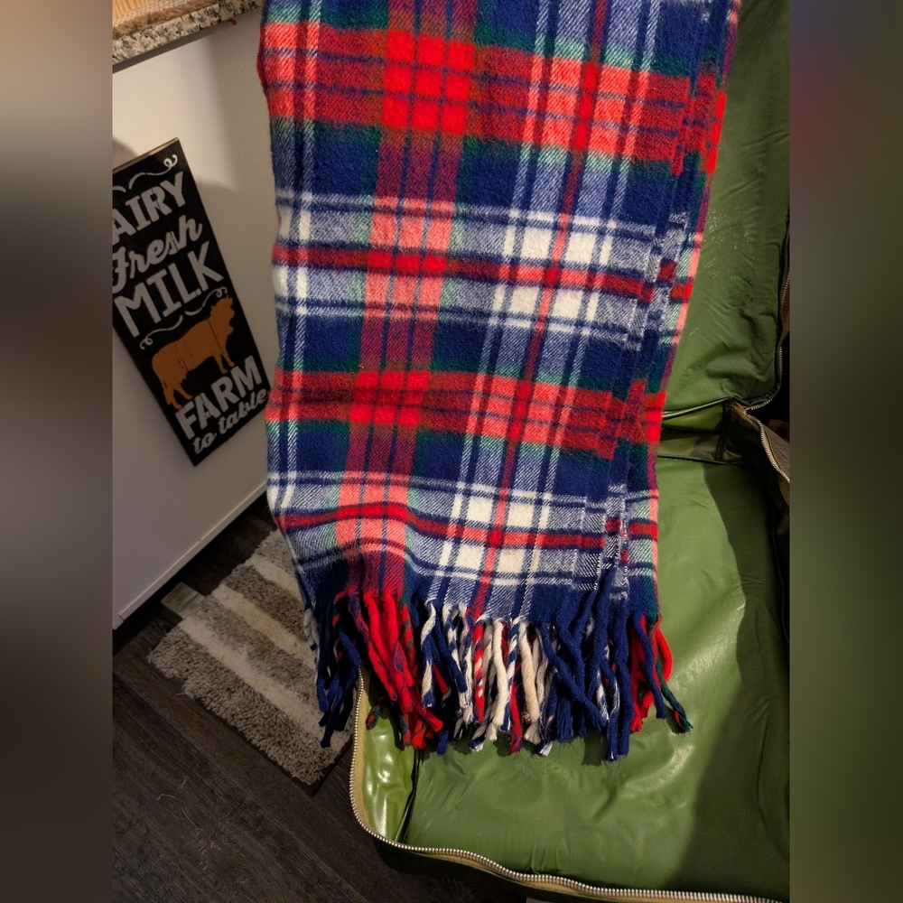 Vintage Stadium Blanket W/ Zippered Bag